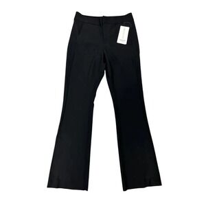 Athleta Stellar Flare Trouser Women 8 Black NWT Flare Leg Stretch Workwear